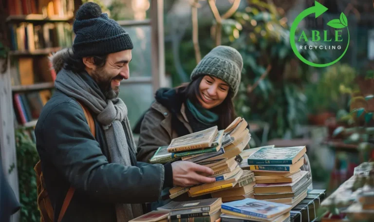recycling old books